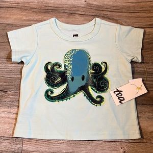 New Tea Octopus Baby Graphic Tee
